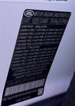 2021 Range Rover Sport full